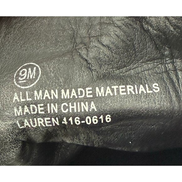 David Aaron Bootie Women's Size 9 Black Lauren 416-0616 Laces Front Side Zipper - Picture 10 of 12